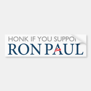 Adesivo Para Carro Autocolante no vidro traseiro de Ron Paul