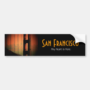 Adesivo Para Carro Autocolante no vidro traseiro de San Francisco -