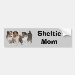 Adesivo Para Carro Autocolante no vidro traseiro de Sheltie