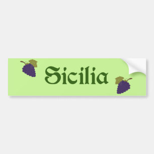 Adesivo Para Carro Autocolante no vidro traseiro de Sicilia - heranç