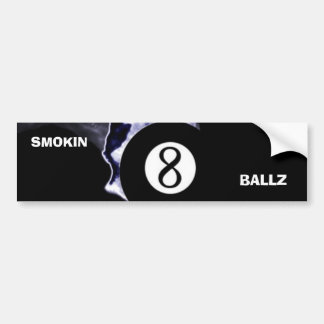 Adesivo Para Carro Autocolante no vidro traseiro de Smokin 8 Ballz