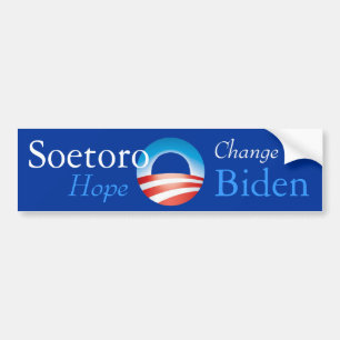Adesivo Para Carro Autocolante no vidro traseiro de Soetoro Biden