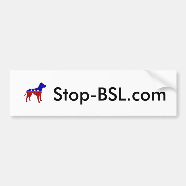 Adesivo Para Carro autocolante no vidro traseiro de Stop-BSL.com! (Frente)