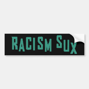 Adesivo Para Carro Autocolante no vidro traseiro de Sux do racismo