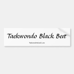 Adesivo Para Carro Autocolante no vidro traseiro de Taekwondo