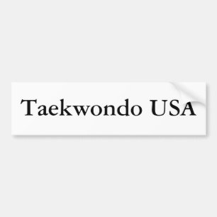 Adesivo Para Carro Autocolante no vidro traseiro de Taekwondo EUA