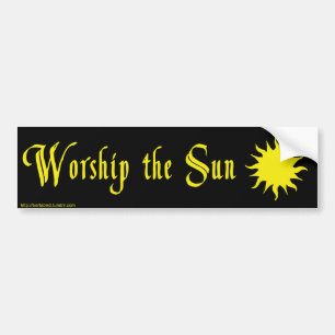 Adesivo Para Carro Autocolante no vidro traseiro de THE SUN do CULTO