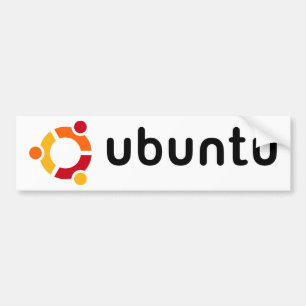 Adesivo Para Carro Autocolante no vidro traseiro de Ubuntu