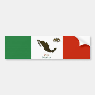 Adesivo Para Carro Autocolante no vidro traseiro de Viva México