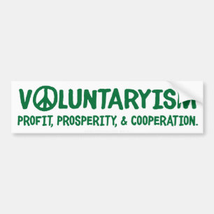 Adesivo Para Carro Autocolante no vidro traseiro de Voluntaryism