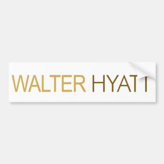 Adesivo Para Carro Autocolante no vidro traseiro de Walter Hyatt