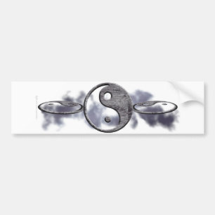 Adesivo Para Carro Autocolante no vidro traseiro de Yin Yang