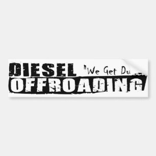 Adesivo Para Carro Autocolante no vidro traseiro diesel de Offroading