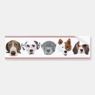 Adesivo Para Carro Autocolante no vidro traseiro diferente do cão