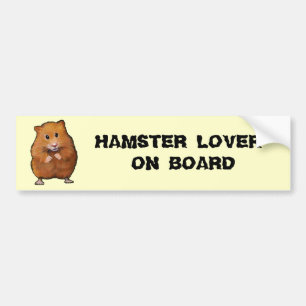 ADESIVO PARA CARRO AUTOCOLANTE NO VIDRO TRASEIRO DO AMANTE DO HAMSTER