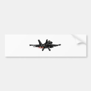 Adesivo Para Carro Autocolante no vidro traseiro do avião de combate