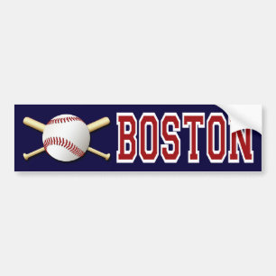 ADESIVO PARA CARRO AUTOCOLANTE NO VIDRO TRASEIRO DO BASEBOL DE BOSTON