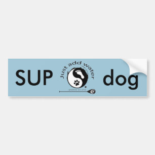 Adesivo Para Carro Autocolante no vidro traseiro do cão do SUP