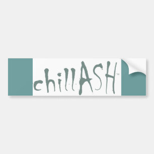 Adesivo Para Carro autocolante no vidro traseiro do chillASH