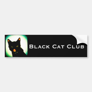 Adesivo Para Carro Autocolante no vidro traseiro do clube do gato