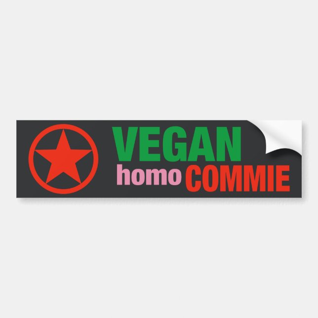 Adesivo Para Carro Autocolante no vidro traseiro do Commie do homo do (Frente)