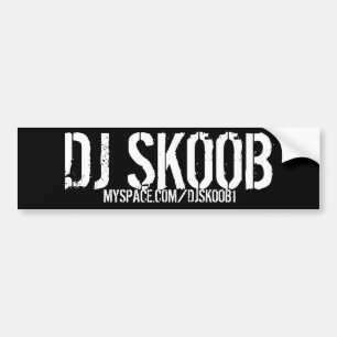 ADESIVO PARA CARRO AUTOCOLANTE NO VIDRO TRASEIRO DO DJ SKOOB