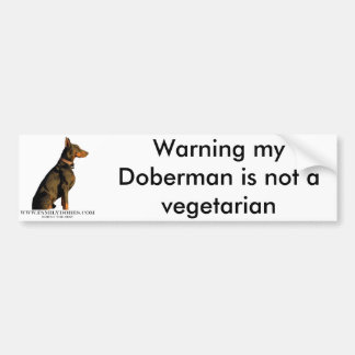 Adesivo Para Carro autocolante no vidro traseiro do doberman