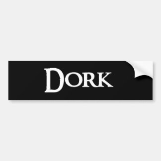 Adesivo Para Carro Autocolante no vidro traseiro do Dork
