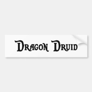 Adesivo Para Carro Autocolante no vidro traseiro do Druid do dragão