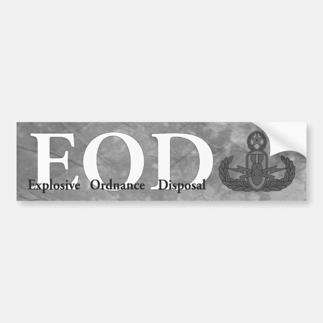 Adesivo Para Carro Autocolante no vidro traseiro do EOD (Frente)