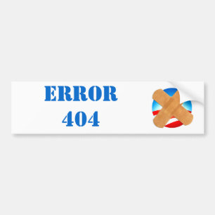 Adesivo Para Carro Autocolante no vidro traseiro do ERRO 404