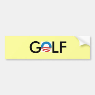 Adesivo Para Carro autocolante no vidro traseiro do golfe de obama