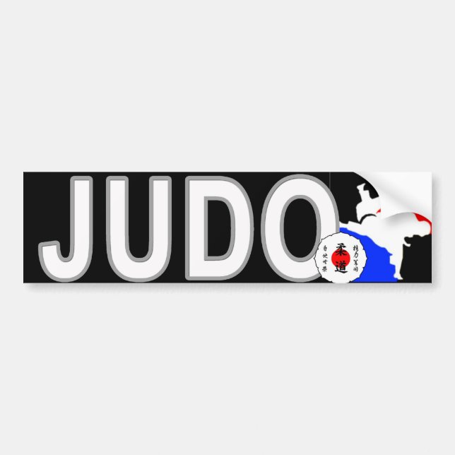 Adesivo Para Carro Autocolante no vidro traseiro do JUDO (Frente)