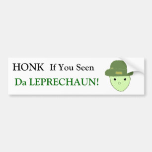 Adesivo Para Carro Autocolante no vidro traseiro do Leprechaun de