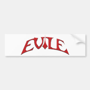 Adesivo Para Carro Autocolante no vidro traseiro do logotipo de Evile