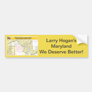 Adesivo Para Carro Autocolante no vidro traseiro do Maryland do Hogan