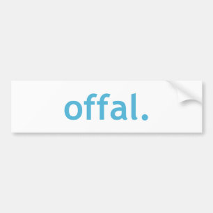 Adesivo Para Carro Autocolante no vidro traseiro do Offal