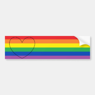 Adesivo Para Carro Autocolante no vidro traseiro do orgulho de LGBT