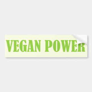 Adesivo Para Carro Autocolante no vidro traseiro do PODER do VEGAN