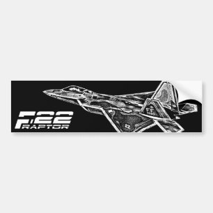 Adesivo Para Carro Autocolante no vidro traseiro do RAPTOR F-22