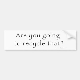 Adesivo Para Carro Autocolante no vidro traseiro do reciclagem
