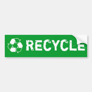 Adesivo Para Carro Autocolante no vidro traseiro do reciclar