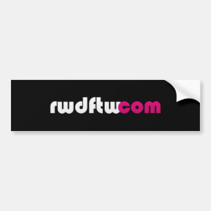 Adesivo Para Carro autocolante no vidro traseiro do rwdftw