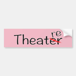 Adesivo Para Carro Autocolante no vidro traseiro do teatro do teatro