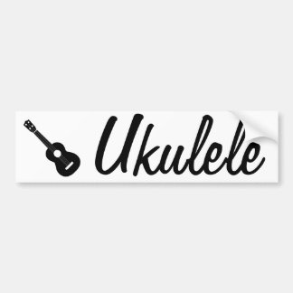 Adesivo Para Carro autocolante no vidro traseiro do ukulele