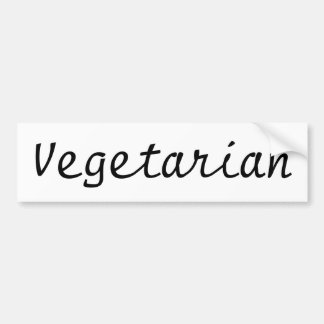 Adesivo Para Carro Autocolante no vidro traseiro do vegetariano