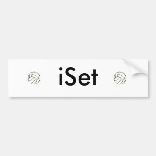 Adesivo Para Carro autocolante no vidro traseiro do voleibol do iSet