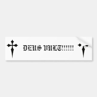 Adesivo Para Carro Autocolante no vidro traseiro do vult de Deus