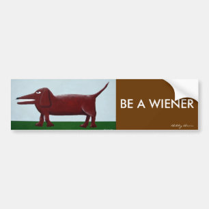 Adesivo Para Carro Autocolante no vidro traseiro do Wiener
