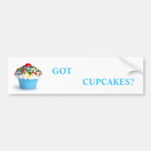 Adesivo Para Carro Autocolante no vidro traseiro dos cupcakes